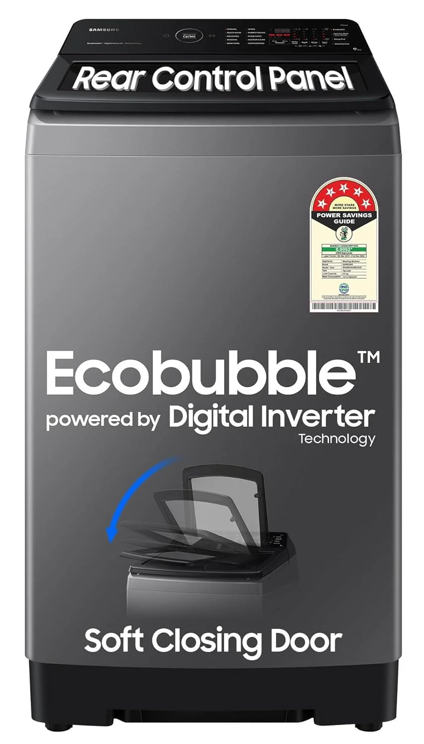 Samsung WA90BG4542BDTL 9 kg 5 Star Eco Bubble Fully Automatic Top Load Washing Machine